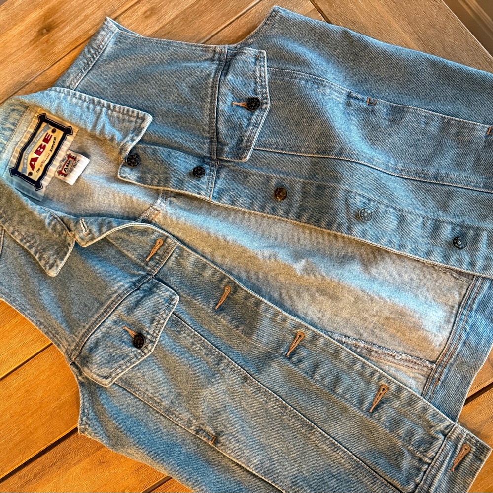 Classic Light Blue Denim Vest for Men